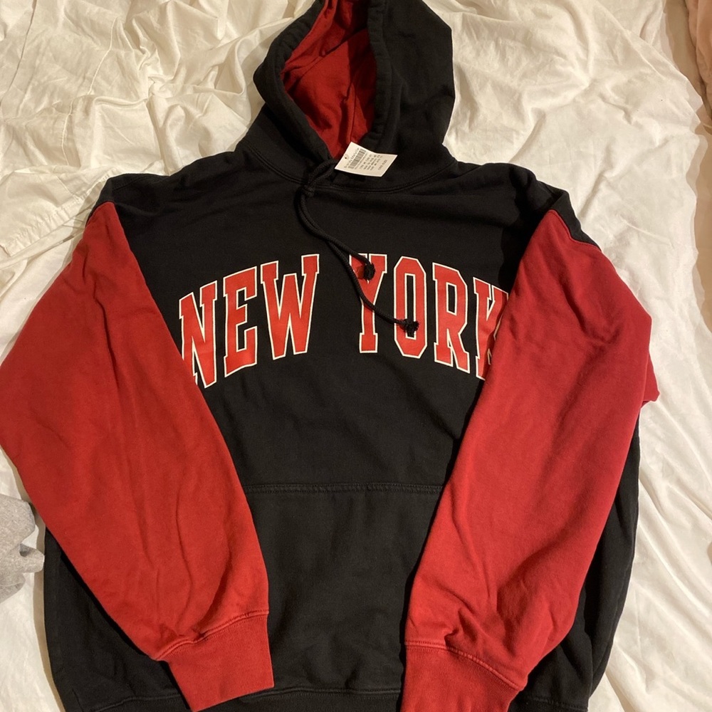 Brandy Melville New York Color Block Hoodie